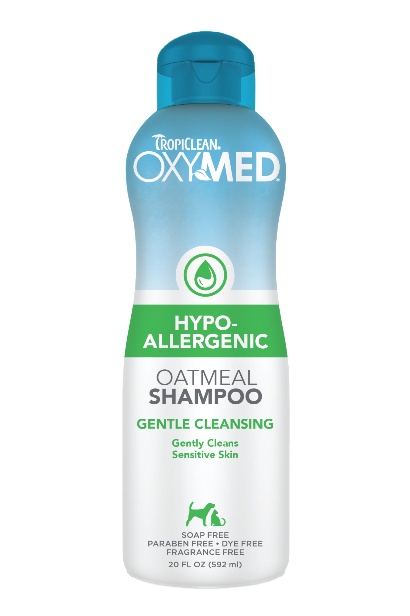 TropiClean OxyMed HypoAllergenic Shampoo for Dogs and Cats
