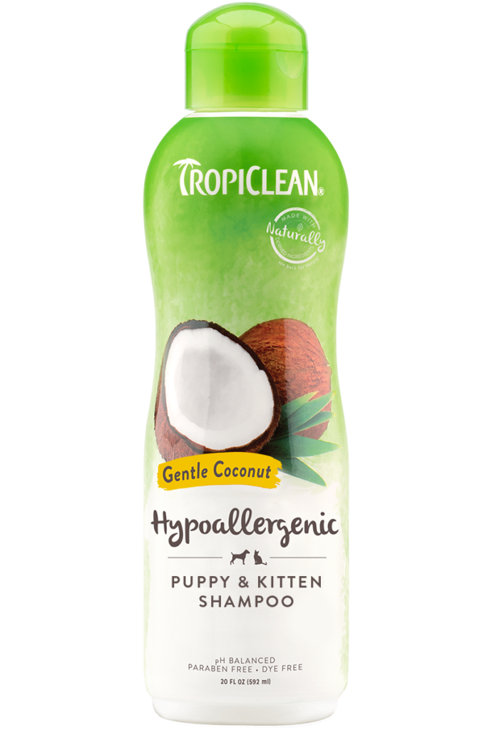 Gentle Coconut Hypoallergenic Puppy & Kitten Shampoo TropiClean Pet