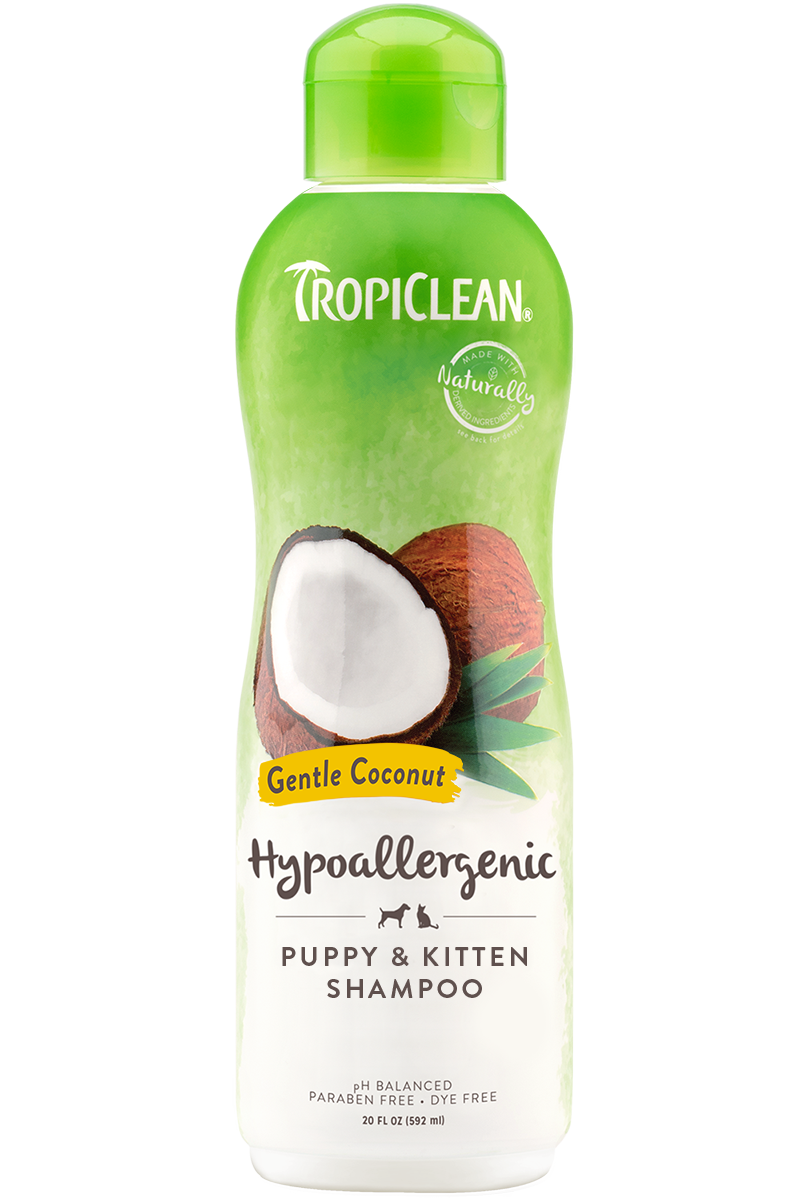 bedrag operatie samenzwering Gentle Coconut Hypoallergenic Puppy & Kitten Shampoo - TropiClean Pet  Products for Dogs and Cats