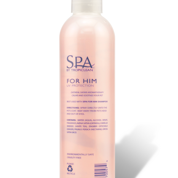 Spa For Him Aromatherapy Spray for Pets TropiClean Pet Products for