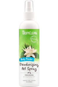 Tropiclean Baby Powder Deodorizing Spray For Dogs And Cats