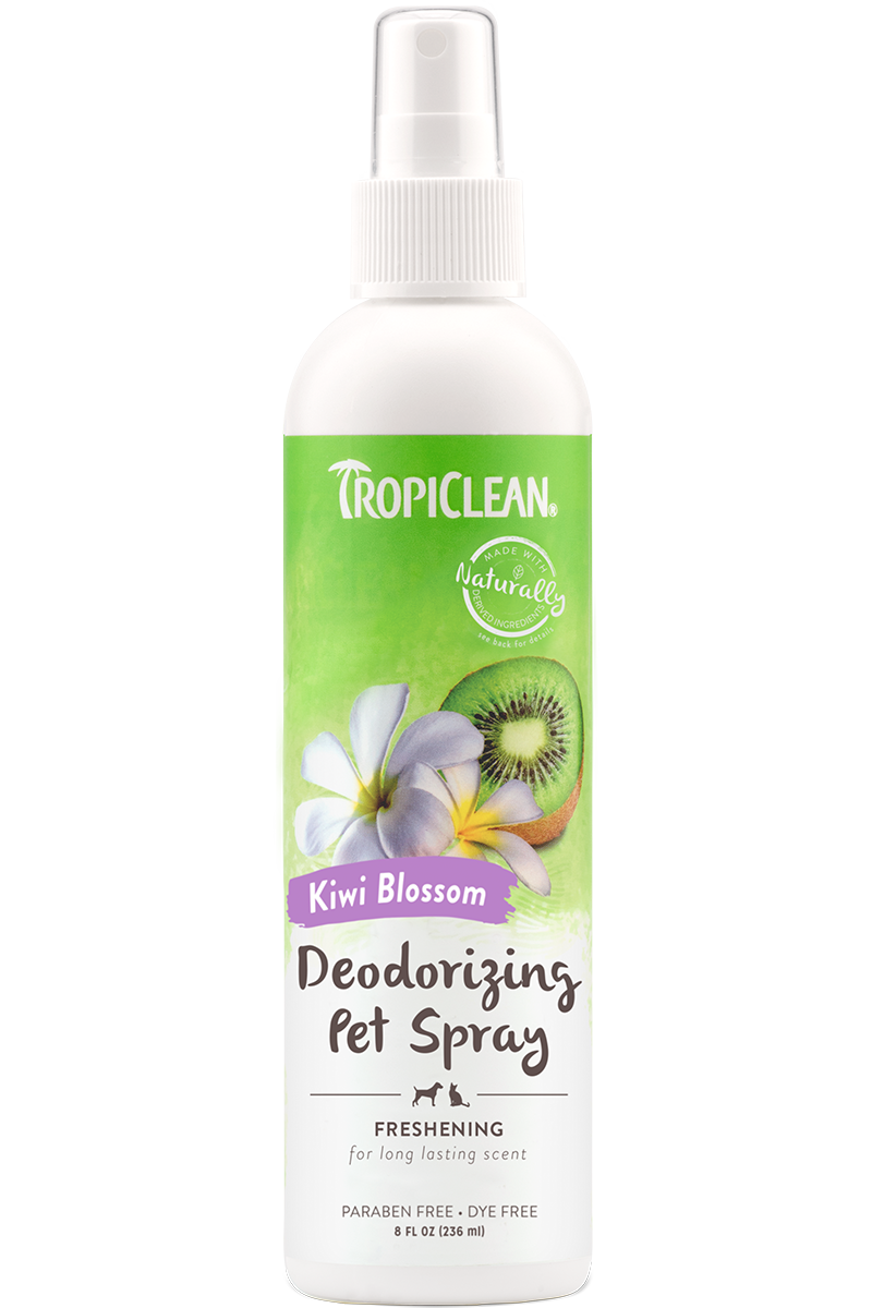 Tropiclean Kiwi Blossom Deodorizing Spray For Dogs And Cats