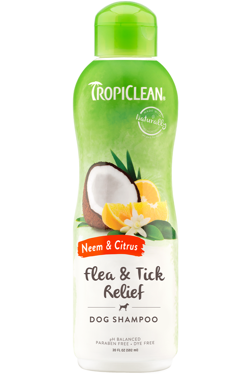 Tropiclean Neem And Citrus Flea And Tick Relief Shampoo For Dogs