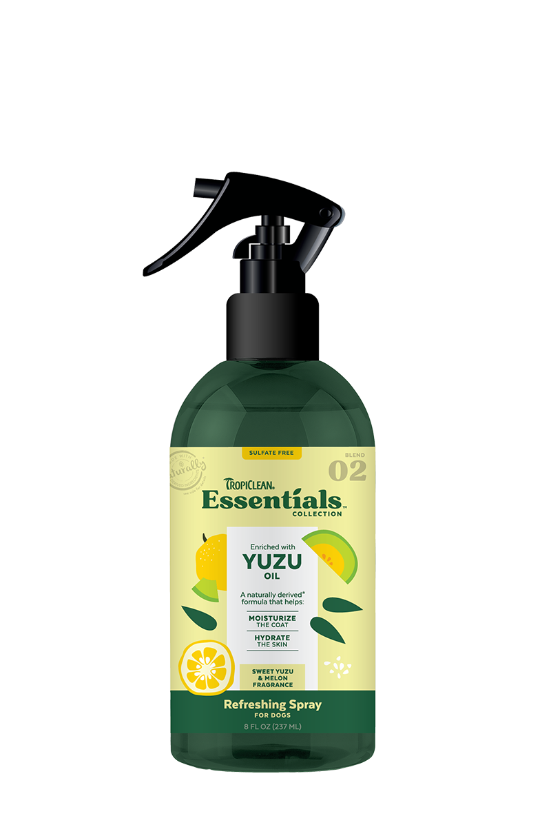 Essentials Yuzu Fruit Deodorizing Spray TropiClean Pet Products For 