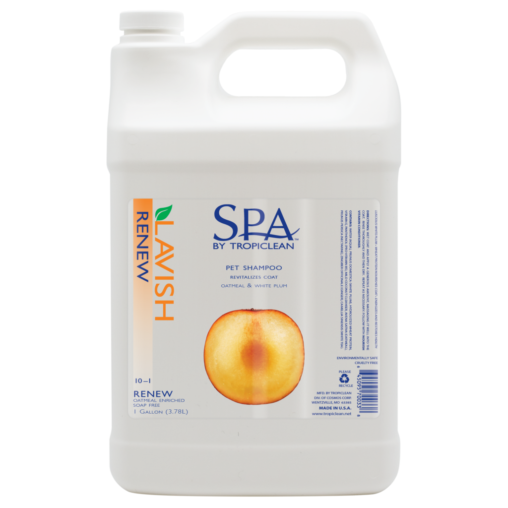 Spa Renew Shampoo for Pets TropiClean Pet Products for Dogs and Cats